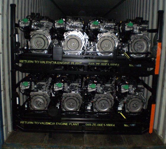 shipment of Ford engines